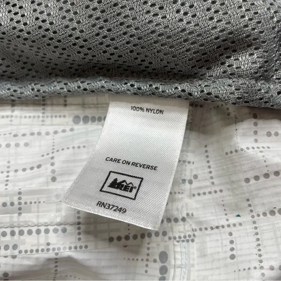 REI Teal Waterproof Hooded Rain Jacket - Picture 5 of 7